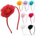 Artificial Rose Flower Hair Band. 