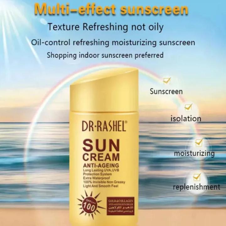 Dr.%20Rashel%20Sun%20Cream%20Anti-Ageing%20SPF%20100+++%20Facial%20Sunscreen%20Cream%20Olar%20Blocker%20Moisturizing%20Refreshing%20Not%20Greasy%20Protector%20-%20Image%202