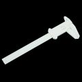 0-80mm/150mm 0.5mm Vernier Caliper Double  Scale Plastic Vernier Caliper Measuring Student Mini Tool Ruler DIY Model Making-150mm gray. 
