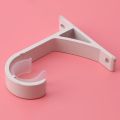 Alloy Poles Drapery Bracket Fit Drape Curtain Fixed Holder Window Home Hook Tools. 