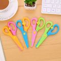 2pcs Kids Plastic Scissors Kindergarten Hand Art DIY Craft Origami Paper Cut Scissors School Stationery. 