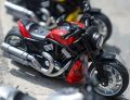 Ming Ying MY66-M1215 1:12 Scale Die-Cast Motorcycle Toy  Alloy Pull Back Motorbike With Music and LED Lights. 