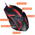 T-Wolf V1 RGB Breathing Light Gaming Mouse 1200DPI Optical for Office use. 