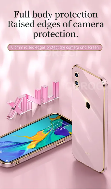 LECOMES%20for%20Huawei%20Y7%20Pro%202019%20(rear-mounted%20Fingerprint)%20Back%20Cover%20Luxury%206D%20Plating%20Shiny%20Bling%20Case%20Square%20Edge%20Soft%20Silicone%20Mobile%20Phone%20Cases%20Pouch%20-%20Image%205