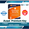 Avast Premium Security 2026 Antivirus 1 Year 1 Device Key. 