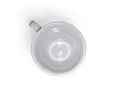 Textured White Ceramic Mug. 