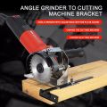 Adjustable Cutting Depth Positioning Bracket Slotting Base Stand for Universal 100MM 4" Angle Grinder. 