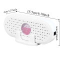 Recyclable USB Charging Electric Dehumidifier Reusable Portable Moisture Absorber Visible Compact Design Mini Air Dryer Bathroom. 