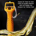 Engine Oil Tester Oil Detector for Auto Check Oil Quality Detector with LED Display Gas Analyzer Car Testing Tool. 