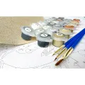 GATYZTORY DIY Paint By Number Flower Cow Oil Picture Colouring Zero Basis HandPainted Painting By Number For s On Canvas. 