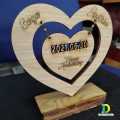 Customized Wooden Gift With Your Name & Wishes For Happy anniversary gift Birthday Gift wedding gift lover gift valentine gift. 