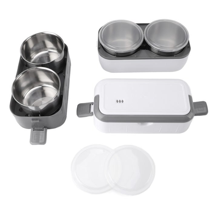 Electric Lunch Box 200W Rapid Heating Auto Shut Off Portable Food Heater With