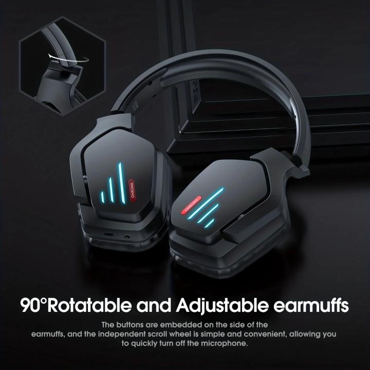 ONIKUMA%20B60%20Gaming%20Headset%20with%20LED%20Light%20Foldable%20Wireless%20Stereo%20Headset%20Over%20Ear%20Headphones%20Wireless%20Bluetooth%20Headphones%20-%20Image%203