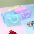 Clear Transparent Plastic PVC Travel Makeup Bag Cosmetic Toiletry Zip Bag Pouch Encounter. 