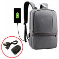 Backpack External USB Charging Port USB Interface and Charging Cable Travel Shoulder Bag Charging Accessories. 