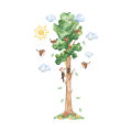 【Exclusive Offer】Big Tree Height Measurement Wall Stickers For Kids Room Boys Girls Height Ruller Grow Up Chart Wall Decals For Baby Nursery Room. 
