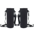 Water Bottle Carrier, Portable Insulated Water Bottle Holder Bag 1000ML with Adjustable Shoulder Strap. 