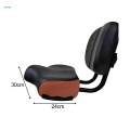 Bike Seat with Backrest, Extra Wide Tricycle Saddle Seat with Back Support, Comfortable Exercise Bike Seat Cushion Replacement, Adjustable. 