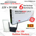 [RouterBuddy UPS-RBU15V5] Uninterruptible Power Supply/Battery Backup/Mini UPS for 15V 4G/Outdoor Antenna type WiFi Routers. 