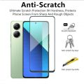 3 in1 Redmi Note 13 Pro 4G 5G Full Cover Tempered Glass For Redmi Note 13 4G 5G Screen Protector Camera Lens Film And Back Film. 