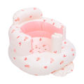 Baby Inflatable Sofa Portable Soft Baby Inflatable Seat Bunny Print for Bed for Newborn. 