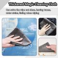 Magic Microfiber Thickened Cleaning Cloth   Multi-purpose Reusable Cleaning Rags   Glass Window Mirror Strong Water Absorption Wipes Washing Towel   Home Kitchen Car Clean Tools. 