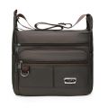 Leisure ] Shoulder Bag Six Large Capacity Zipper Waterproof Oxford Cloth Bag Wear-Resistant Men [ Men's Messenger Bag. 