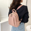 IELGY backpack women's all-match korean style fashion large-capacity casual lychee pattern backpack. 