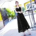 Evening Gown 2024 New Banquet Noble Long 18 Adulthood Celebration-Year-Old White Temperament Dress Birthday Party Female. 