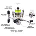 Mini 100 Type Spinning Fishing Reel With Reversible Handle 4.3:1 Gear Ratio Fishing Tackle For Freshwater Saltwater. 