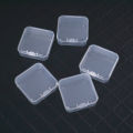 5pcs Mini Storage Box Clear Lidded Small Plastic Box For Trifles Parts Tools Storage Box Jewelry Display Case Beads Container. 