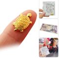 Japanese Money Turtle Asakusa Temple Small Golden Tortoise Guarding Praying Lucky Wealth Home Decoration Lucky Gift. 