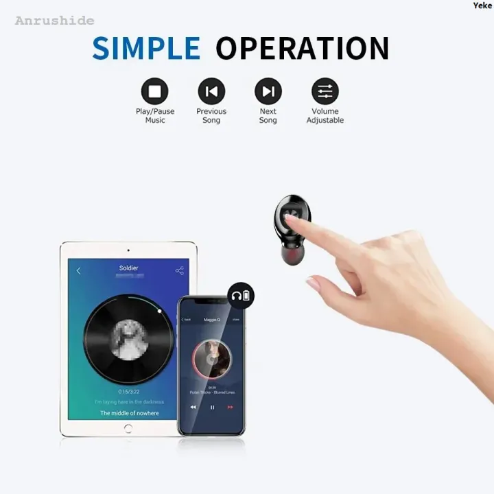 Yeke%E3%80%902025%20Version%E3%80%91%20NEW%20XG8%20TWS%20Digital%205.2%20Bluetooth%20Wireless%20Headset%20Sports%20HeadsFashion%20et%20Touch%20Mini%20Wireless%20Bluetooth%20Headset%20Noise%20Reduction%20Earbuds%20-%20Image%204