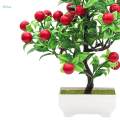 Artificial Fruit Tree Bonsai Lifelike PP Material Table Centerpiece for Indoor Outdoor Sturdy. 