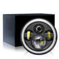 1pcs Three Wheel Headlight Round Shaped 5.75 inch LED Headlight for  Tuk Defender Light Bike. 