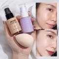 one set Face Foundation Cream Matte Oil-Control BB Cream Long Lasting Concealer Liquid Full Coverage Base Professional Makeup. 