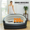 Double Outdoor and Indoor Inflatable Sofa & Air Pump Air Sofa Bed Inflatable Lounging Sofa for Living Reading Room Bedroom Office Balcony. 
