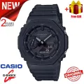 (Ready Stock) G-Shock GA2100 Men Watch Sport Watch Dual Time Display Water Resistant Shockproof and Waterproof World Time LED Men's Boy Sports Wrist Watches with 2 Years Warranty GA-2100-1A. 