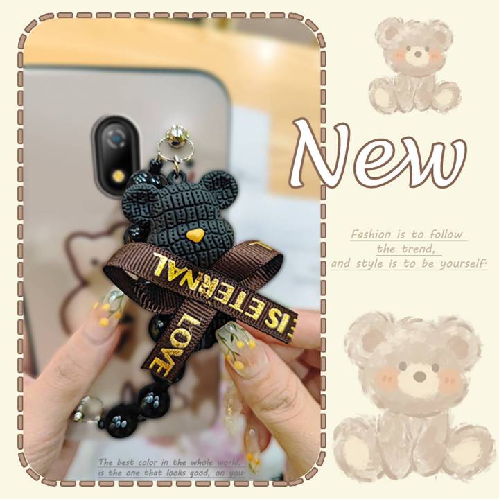 Waterproof%20Bear%20bracelet%20Phone%20Case%20For%20Itel%20A16/A16%20Plus%20Back%20Cover%20protective%20case%20Skin-friendly%20feel%20silicone%20Cartoon%20-%20Image%203