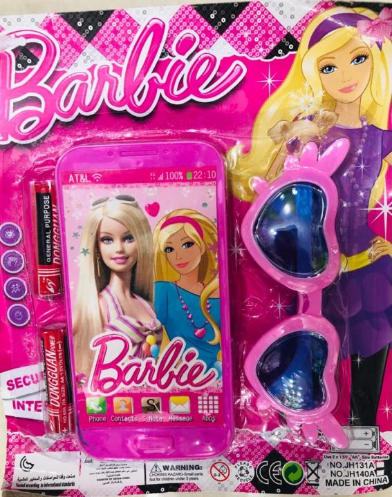 Barbie%20Girl%20Mobile%20Phone%20Toys%20With%20Kids%20Sunglass%20&%20Battery%20Operated%20Mobile%20Phone%20For%20Fun%20With%20Free%20Batteries%20-%20Image%203