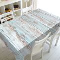 Branch Wood Plank Pattern Kitchen Rectangular Tablecloth Wedding Party Decoration Living Room Coffee Table Waterproof Tablecloth. 