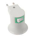 1pcs E27 Edison Screw Cap Socket White Ceiling Lamp Bulb Fixing Base Stand Bulb Holder. 