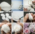 Cake Decor 6 Pcs Set Beautiful Gum Paste Flowers Cake Decorating Cutter Fondant Mold Sugar Tools. 
