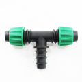 Agricultural Necessity LDPE Pipe Tee with Lock Irrigation Pipe Fittings. 