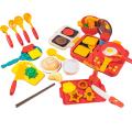 Trendiq Kitchen Cooking Toy Set Mini Kitchen Cooking Playset Electric Induction Cooker Toy Set for Kids Chef Pretend Play House Toys Kit Realistic Vegetable Utensils Accessories Included Children Chef Playset. 