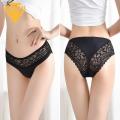 Seamless Lace Briefs Lace Seamless Women's Panties Breathable Anti-septic Underwear Briefs for Thin Underpants. 