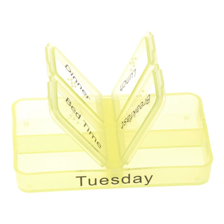 7%20Day%20Tablet%20Pill%20Boxes%20with%20Metal%20Curtain%20Tassel%20Tie%20Back%20Tieback%20Mini%20Wall%20Hooks%202PCS%20Red%20Bronze%20-%20Image%205