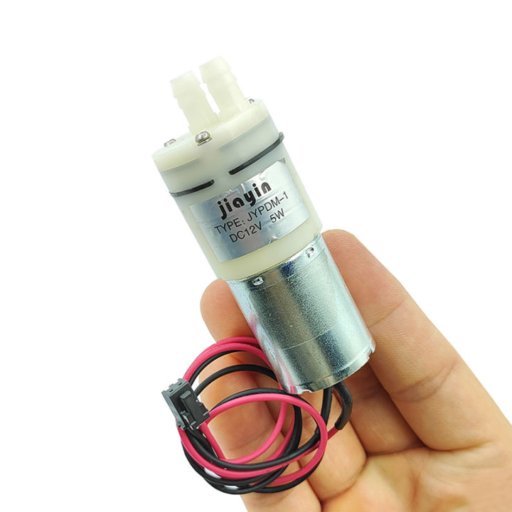 JYPDM-1 DC 12V 5W 370 Motor Water Pump Mini 27mm Diaphragm Self-priming Suction Water Pump DIY Tea Table Garden Watering
