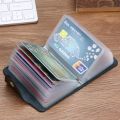 Coin Purse Leather Case Women's Leather Driving License Small Multiple Card Slots Men's Exquisite Card Cover Card Holder Large Capacity Anti-Theft Swiping. 