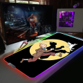 Ambiguoose Mouse Pad RGB Mat Gaming Accessories Gamer Keyboard Computer De2025 sk Mause Ped LED Light Mouse Mats Gamers Keyboard Table Mousepad. 